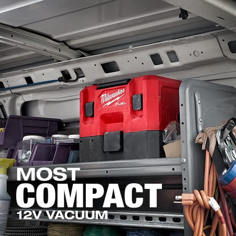 Compact Footprint stores neatly in a van or cart