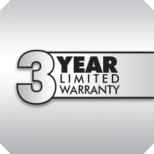 RYOBI ONE+ Tools are covered by a 3 year warranty