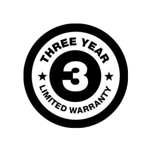 Three Year Limited Warranty