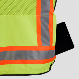 Milwaukee Performance Large/X-Large Yellow Class 2 High Visibility Safety  Vest with 15 Pockets 48-73-5042 - The Home Depot