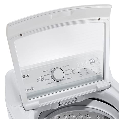 See through top of washer