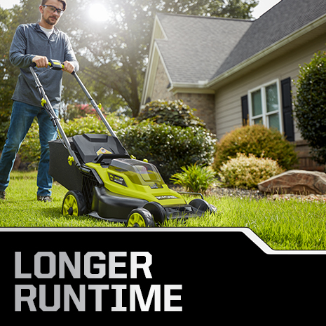 RYOBI 18V ONE+ HP tools deliver longer runtime and more work per charge.