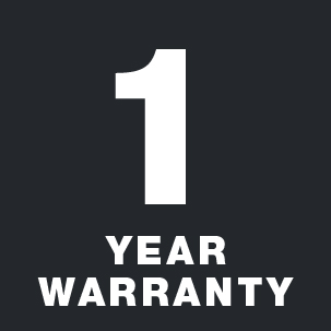1 year warranty graphic
