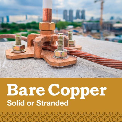 Cerrowire 50 ft. 4-Gauge Solid SD Bare Copper Grounding Wire 050