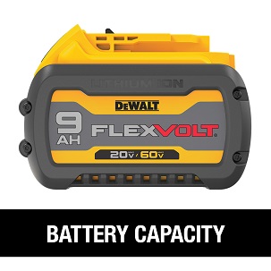 As 20V MAX and 20V/60V MAX FLEXVOLT batteries increase in amp hours, so do runtime capacities.