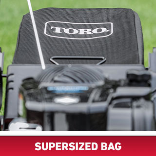 Image of Toro's supersized bagger