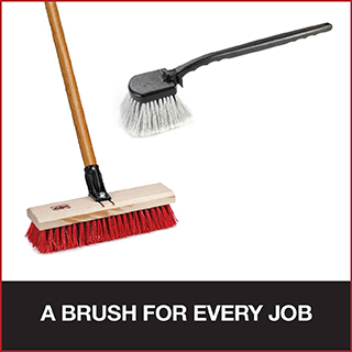 Harper 10 in. Nylon Bumpered Wash Brush Head 685510 - The Home Depot