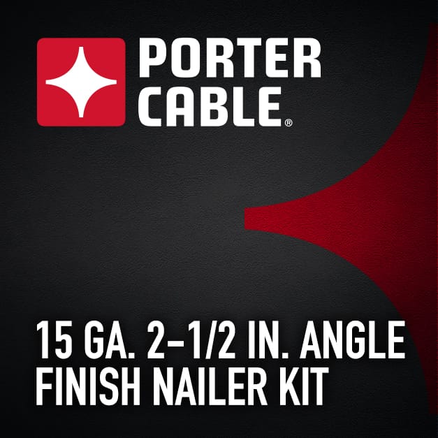 Porter-Cable 15-Gauge Pneumatic 2-1/2 in. Angled Nailer Kit