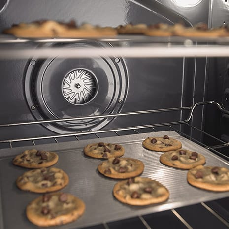 Quickly bake multiple items at once with True Convection Cooking.
