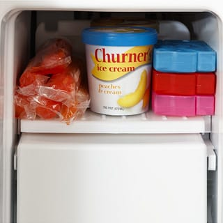 Close-up highlighting extra storage space