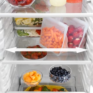 Graphic highlighting edge-to-edge shelves