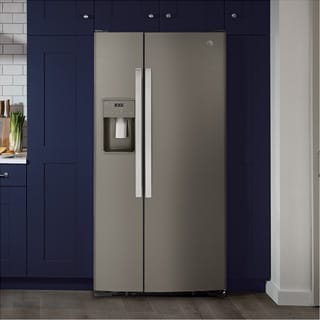 Vignette with stainless refrigerator