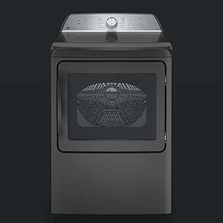 A shot of the appliance on a black background