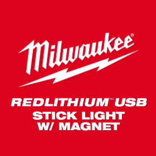 Milwaukee 550 Lumens LED REDLITHIUM USB Stick Light with Magnet and  Charging Dock 2128-22 - The Home Depot