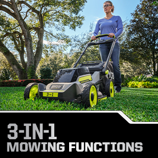 3-IN-1 Mowing Functions