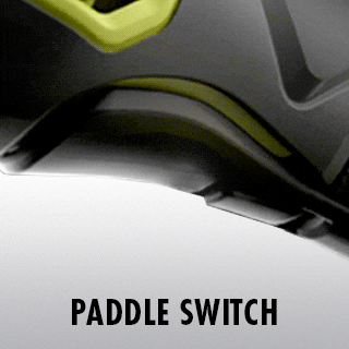 Gif of RYOBI Grinder paddle switch in action