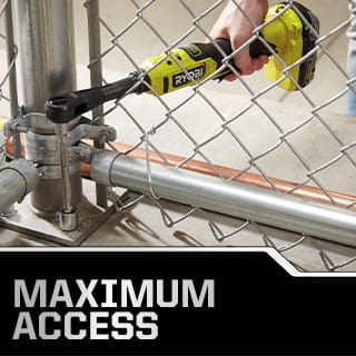 RYOBI ONE+ HP Ratchet being used on a bolt