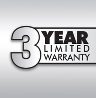 3-Year Limited Warranty Logo