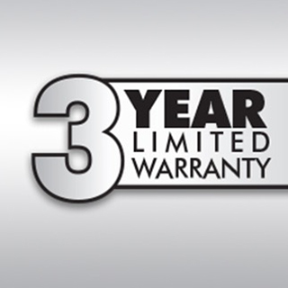 3-Year Limited Warranty Logo