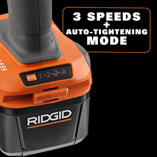 RIDGID 18V Brushless 1/2 in. High Torque Impact Wrench Modes