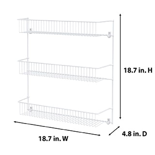 ClosetMaid 18 in. 3-Tier All-Purpose Storage Rack 8022 - The Home Depot