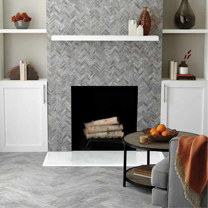 Marazzi Montagna Wood Weathered Gray 6 in. x 24 in. Porcelain 