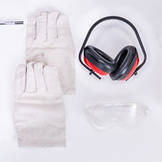 Image showing contents of the safety kit.