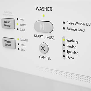 Laundry Cycle Status Lights Keep You Informed