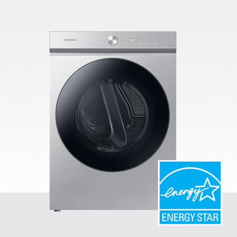 Dryer with Energy Star logo.