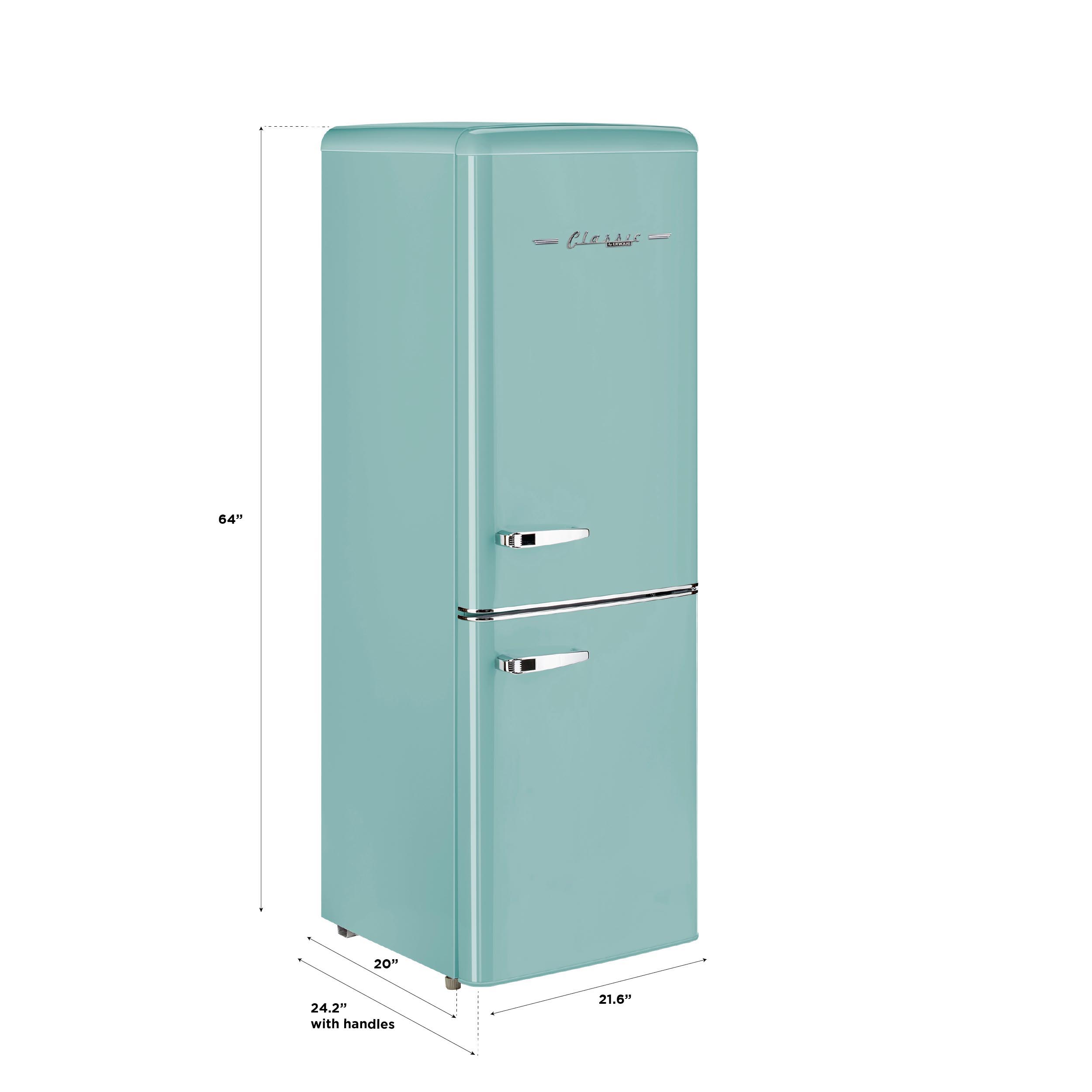Height is 71.2 inches, Width is 21.6 inches, Depth is 24.2 inches with handles