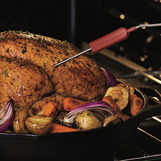 Take the guesswork out of cooking with the Temperature Probe
