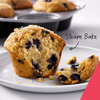 Achieve bakery results at home with Steam Bake