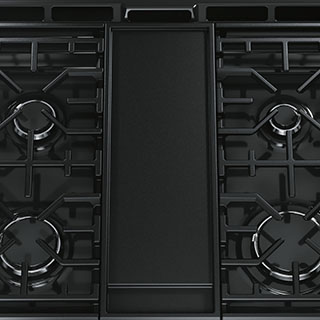 Integrated cooktop griddle