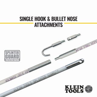 Klein Tools Twin Hook Replacement Part, Fish Rod Attachment 56516 - The  Home Depot