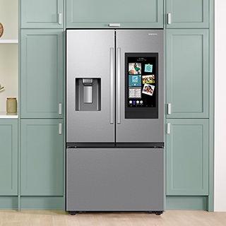 Image of refrigetator in kitchen.