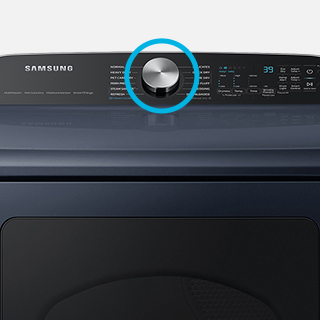 Image of dryer control panel with drying cycle control highlighted.