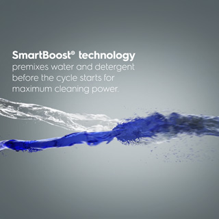 The most effective stain-removing washer with SmartBoost®