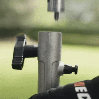 Tool-less coupler quickly changing out attachments