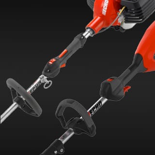 ECHO PAS units with ergonomic, cushioned rubber handle grips