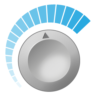 Vissani mini fridge with an internal analog for temperature control